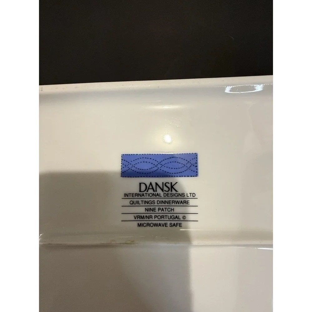 Dansk‎ Quiltings Nine Patch Rectangular Baking Dish 7